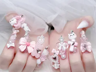 ネイル MoMoA Nail ネイル長さ出し専門店のネイルデザイン