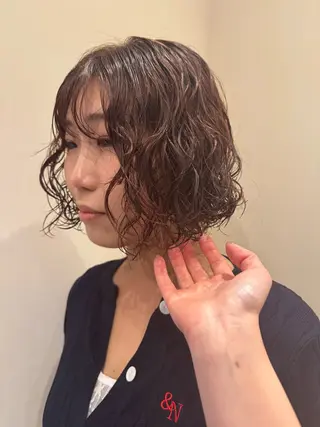 ショート パーマ ENIF　大島 芽生のヘアスタイル