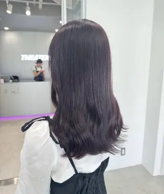 ロング miku/ラベンダー 透明感カラー🪻❤︎のヘアスタイル