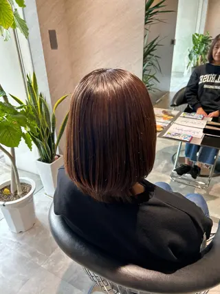 ミディアム カラー パーマ Liz所属・Liz aoiのヘアスタイル