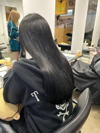 ロング パーマ ✨髪質改善矯正× ブリーチ✨YU-KIのヘアスタイル