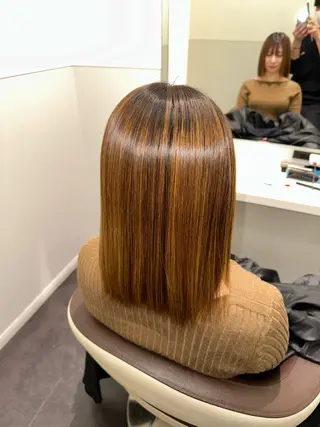 ミディアム Wisteria所属・美髪特化✨ 伊織✨縮毛矯正✨のヘアスタイル