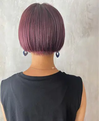 ショート カラー ヘアアレンジ stylist/蛯谷 珠里のヘアスタイル