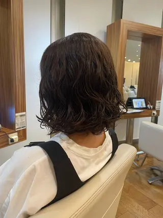 ショート パーマ 本多 美羽のヘアスタイル