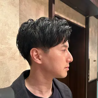 メンズ 池袋/韓国メンズヘア ❤️💙軸丸みうのヘアスタイル