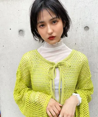 ショート カラー ヘアアレンジ 山下 加織のヘアスタイル