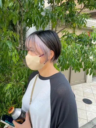 ショート 亀川蓮 Agu hairのヘアスタイル