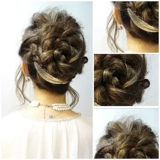 ミディアム ヘアアレンジ Shelltie Fiel (シェルティフィエル)所属・次世代シールエクステ 錦糸町 小泉 朋之のヘアスタイル