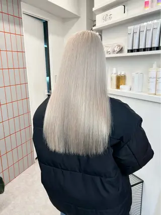 ロング カラー 🐣栄/ハイトーン カラー/そうた🐣‪のヘアスタイル