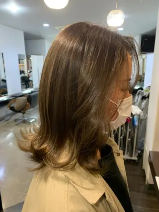 ミディアム Disco Hair sanc所属・✂️ 小倉ちか✂️のヘアスタイル