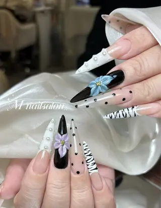 ネイル M🌷nail 長さだし専門店のネイルデザイン
