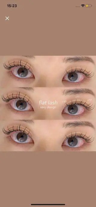 マツエク・マツパ bellezza笹塚 TANAKAのマツエク・マツパデザイン