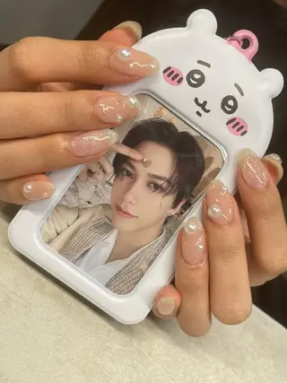 ロング カラー ヘアアレンジ キッズ ネイル マツエク・マツパ アイブロウ 福田 加奈のネイルデザイン