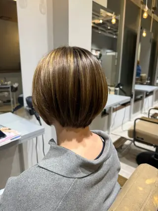 ショート カラー 石原圭悟 /ショート/艶カラーのヘアスタイル