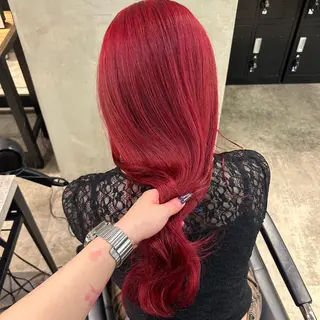 セミロング カラー ✨うる艶/ブリーチ✨ 𝓡𝒖𝓷𝐚💋のヘアスタイル