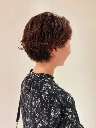 ショート パーマ 似合わせhair 〻 mikiのヘアスタイル