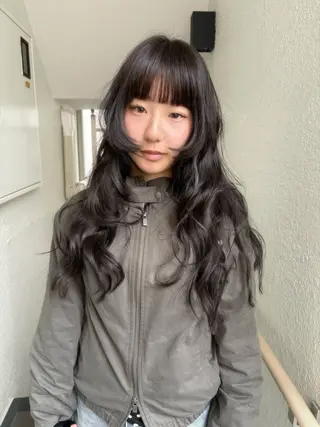 ロング カラー 似合わせレイヤー🍏 ★パーマ/ののかのヘアスタイル