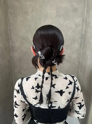 ヘアアレンジ 垢抜けヘアメイク🫧 JURI🪽のヘアスタイル