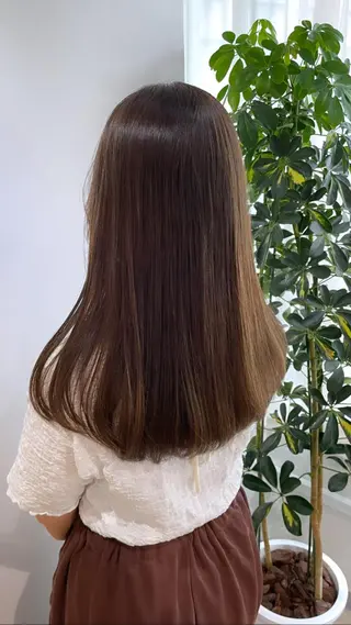 セミロング カラー パーマ eins.hair所属・過去一の柔髪ヘア 🌿einshairのヘアスタイル