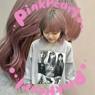 ミディアム カラー igggy所属・松岡 茉和のヘアスタイル