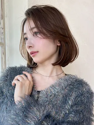 ミディアム 山﨑 翼のヘアスタイル