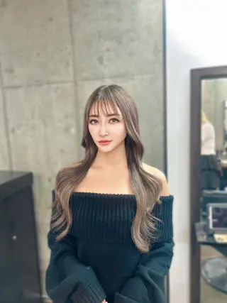 ロング カラー ✨最安値✨エクステ カラー🌼つきな🌼のヘアスタイル