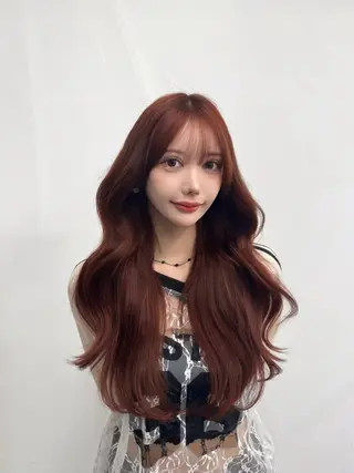 ロング カラー 高島大登/顔周り /レイヤーカットのヘアスタイル