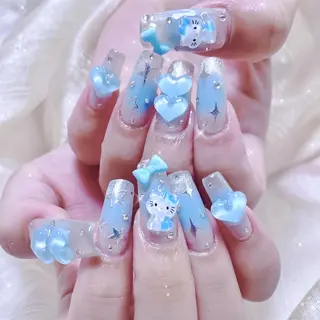 ネイル 🦋チップ長さだし 専門店🦋のネイルデザイン