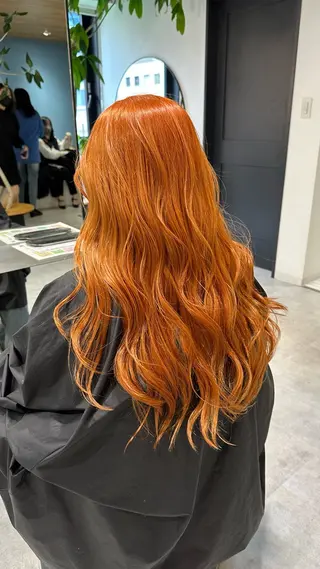 ロング カラー 木村 華菜のヘアスタイル