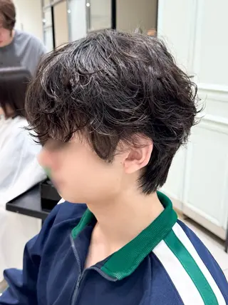 パーマ メンズ 【𝐀𝐬𝐡-池袋 】ひな 🎀💭のヘアスタイル
