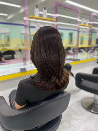 ロング カラー パーマ ヘアアレンジ メンズ キッズ ネイル マツエク・マツパ アイブロウ Lumo所属・💖横浜ブリーチなし 💖MIHOのヘアスタイル