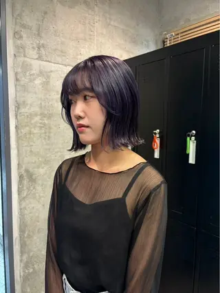 カラー 🌱暖色カラー/ 艶カラーMIHOのヘアスタイル