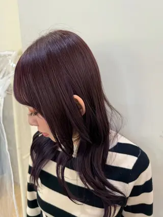ミディアム カラー 🪐レイヤー/美髪 カラー/加野彩果🪐のヘアスタイル