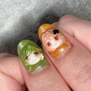 ネイル haleyume所属・shino🌟 痛ネイルのネイルデザイン