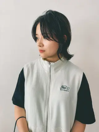 ショート カラー 梅田  illfrere 所属・イルフレール ryuのヘアスタイル