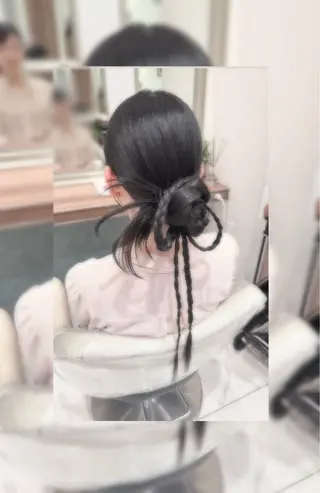 ヘアアレンジ 🫧ヘアアレンジ🎀 ウガジン💞🪄のヘアスタイル
