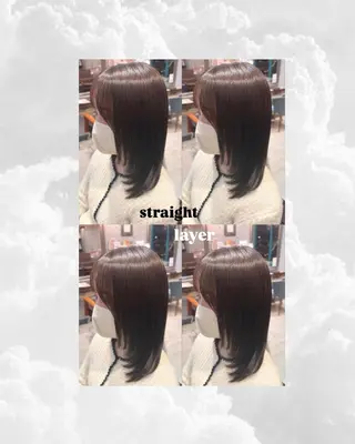 ミディアム 🌱なゆみ🌱透明感 /ナチュラル/高宮のヘアスタイル