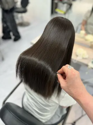 セミロング 野口聖矢/縮毛矯正 髪質改善/ViVIEのヘアスタイル