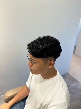 パーマ メンズ SALOWIN下北No.R店所属・下北沢／メンズヘア/ メンズパーマ/優樹のヘアスタイル