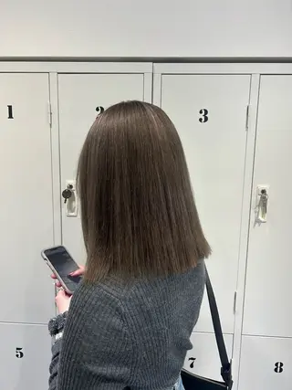 セミロング SAKI🫧NEXT 池袋/韓国風カラー✨のヘアスタイル