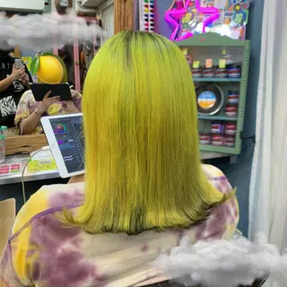 セミロング カラー CS made by SHACHU栄店所属・❤️‍🔥シールエク ＋カラー京❤️‍🔥のヘアスタイル