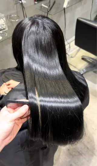 ロング カラー メンズ 韓国レイヤーカット/ 暗髪カラー/林 竜翔のヘアスタイル