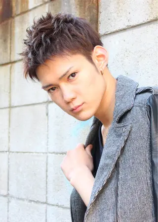 ショート メンズ verda所属・✨ブリーチなし透明感 池袋　水野のヘアスタイル