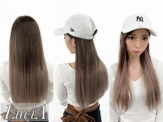 ロング カラー ヘアアレンジ LuciA/エクステ カラーのヘアスタイル