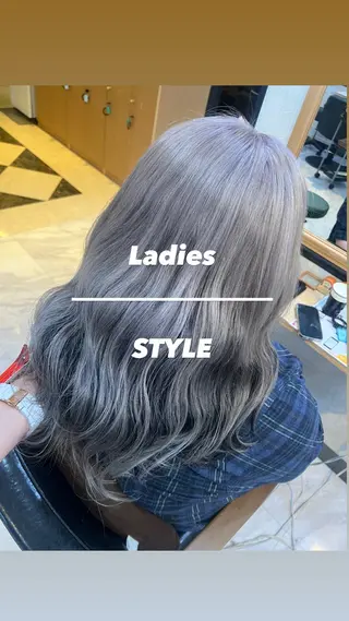 ロング カラー 大人女性ぼかし メンズ強化🦙平作のヘアスタイル