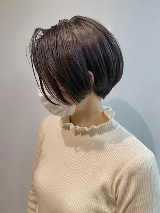 ショート カラー ノグチ ユウキ/ボブのヘアスタイル