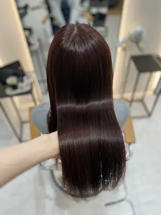 ロング カラー 艶髪・透明感カラー・ 韓国ヘア・Yuriのヘアスタイル