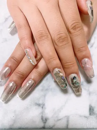 ネイル 🌙🫧CHARME (RUKA)🦋🫧のネイルデザイン