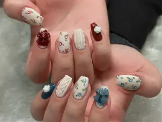 ネイル 【Zina京都駅前】 きぬがわ らむのネイルデザイン