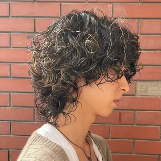 ミディアム カラー パーマ メンズ 【柏メンズパーマ職人 】店長　KAZUMAのヘアスタイル
